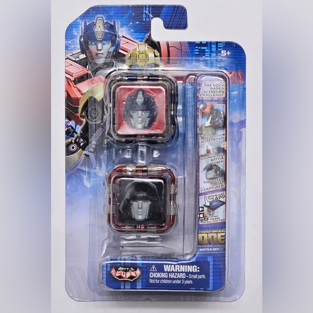 Transformers ONE Battle Cubes Set Optimus Prime VS Megatron!